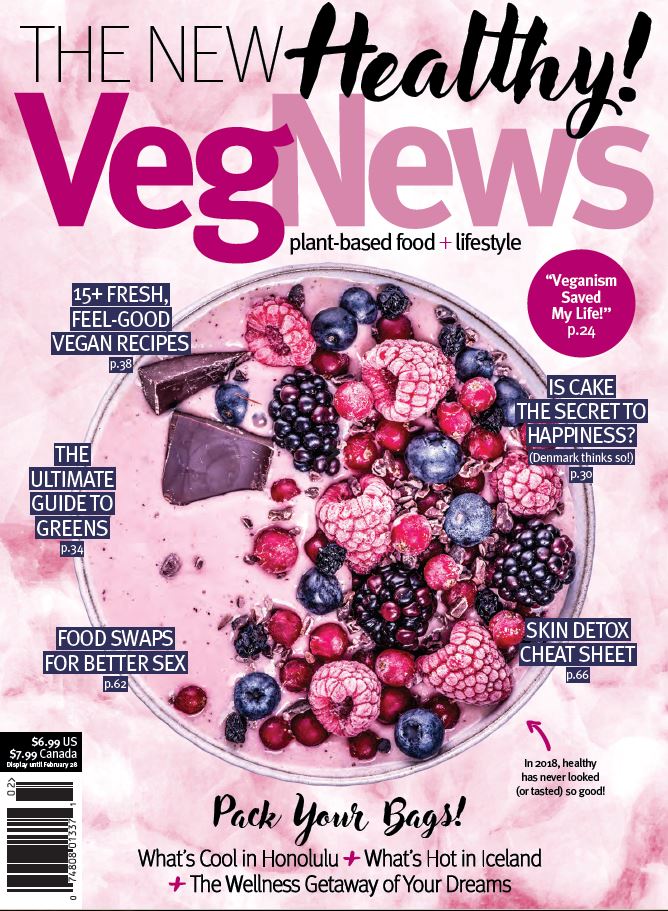 SEEN & HEARD - VEG NEWS - JANUARY/FEBRUARY 2018