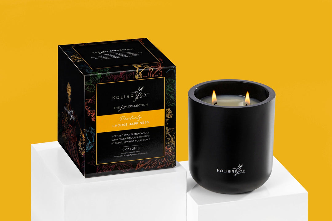 KolibriJoy Positivity Candle - CHOOSE HAPPINESS