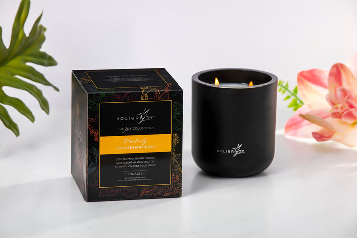 KolibriJoy Positivity Candle - CHOOSE HAPPINESS