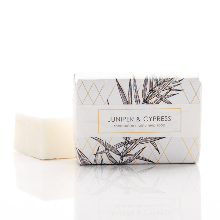 NEW Holiday Shea Butter Bath Bar - Gold Leaf Juniper & Cypress