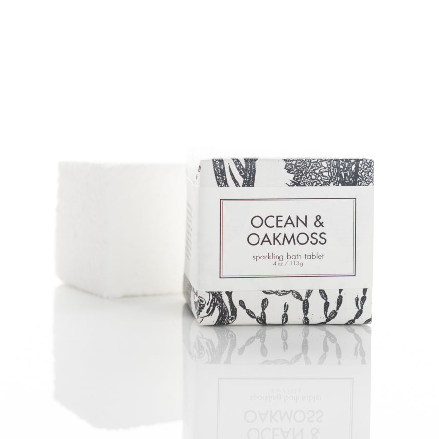 Ocean & Oakmoss Bath tablet by formulary 55