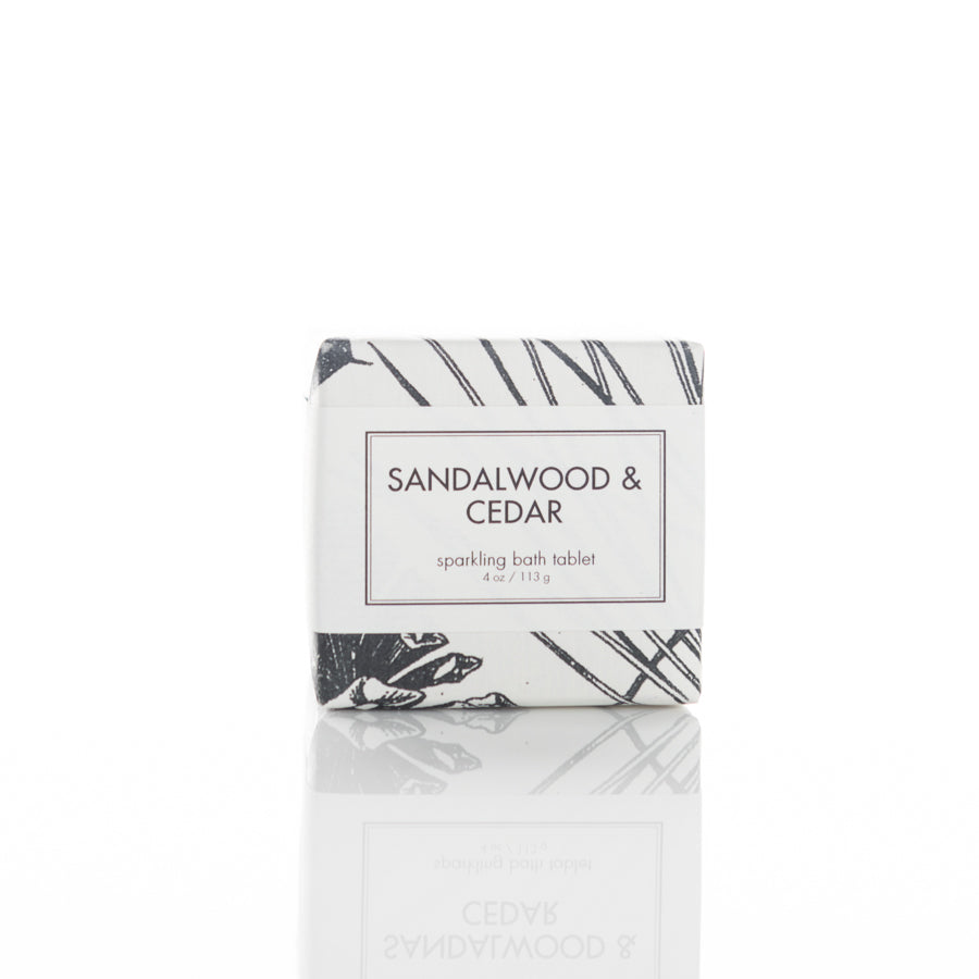 sandalwood & cedar fizzy