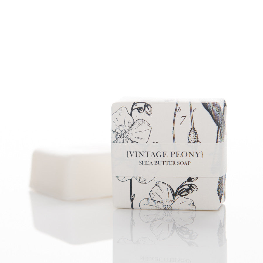 Shea Butter Soap - Vintage Peony Guest Bar