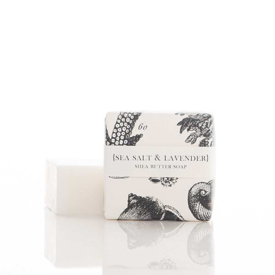 Shea Butter Soap - Sea Salt & Lavender Guest Bar